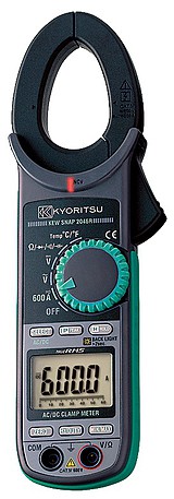 KEW 2046R Цифровые токоизмерительные клещи AC / DC (33 мм, TrueRMS)