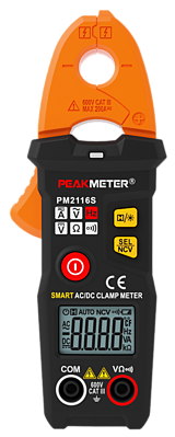 PM2016S Smart мини AC/DC Токовые клещи PeakMeter